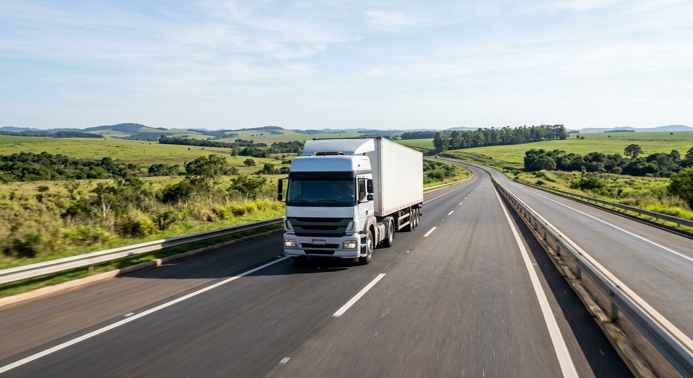 Fotografia representando o ramo de seguro Transporte de Cargas